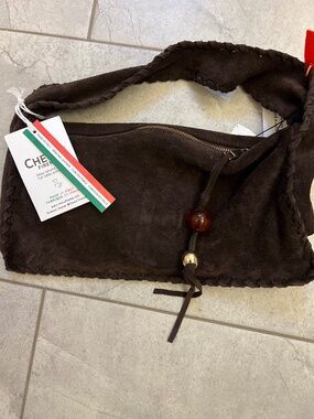Cheval by Firenze mini bag brown suede